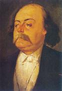 Pierre Francois Eugene Giraud Gustave Flaubert vers oil